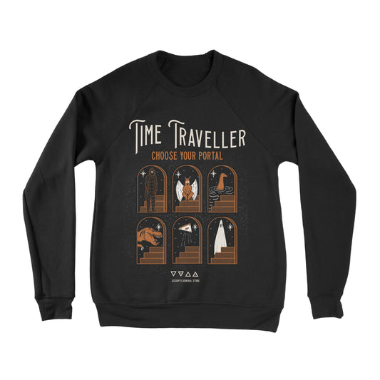 Time Traveller Choose Your Portal Unisex Crewneck Sweatshirt
