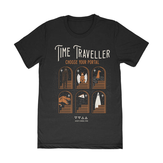 Time Traveller Choose Your Portal Unisex T-shirt