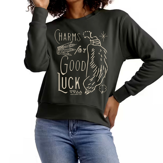 Charms for Good Luck Ladies Sweatshirt