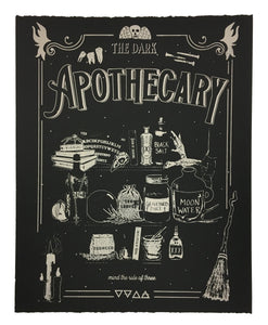The Dark Apothecary - Limited edition screen print 15 x 19 | Jessups General Store