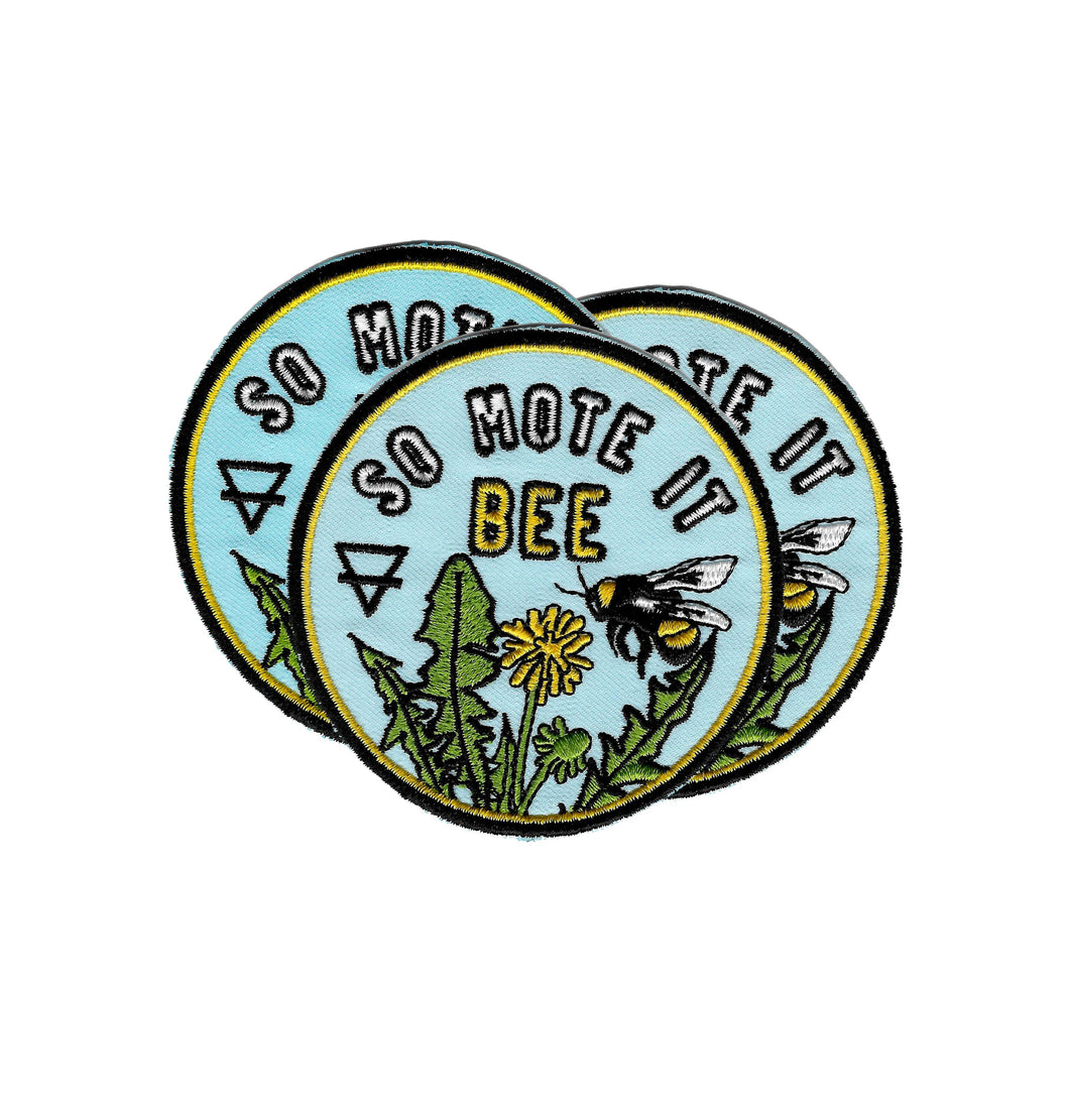 So Mote It BEE Iron on Patch | Jessups General Store