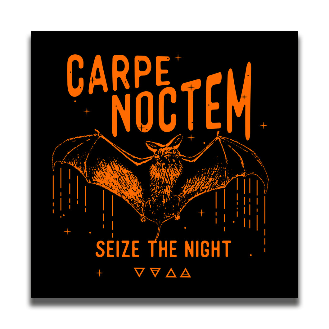 Carpe Noctem Seize the Night Canvas Print