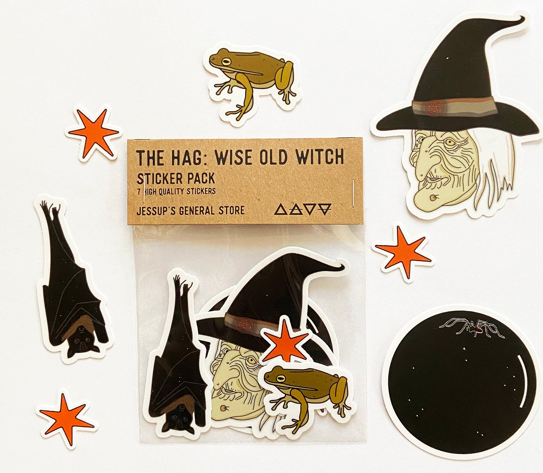 The Hag: Wise Old Witch Sticker Pack