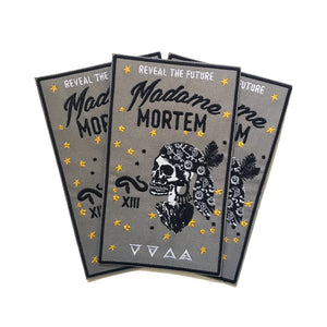 Madame Mortem Fortune Teller Embroidered Iron-on Patch