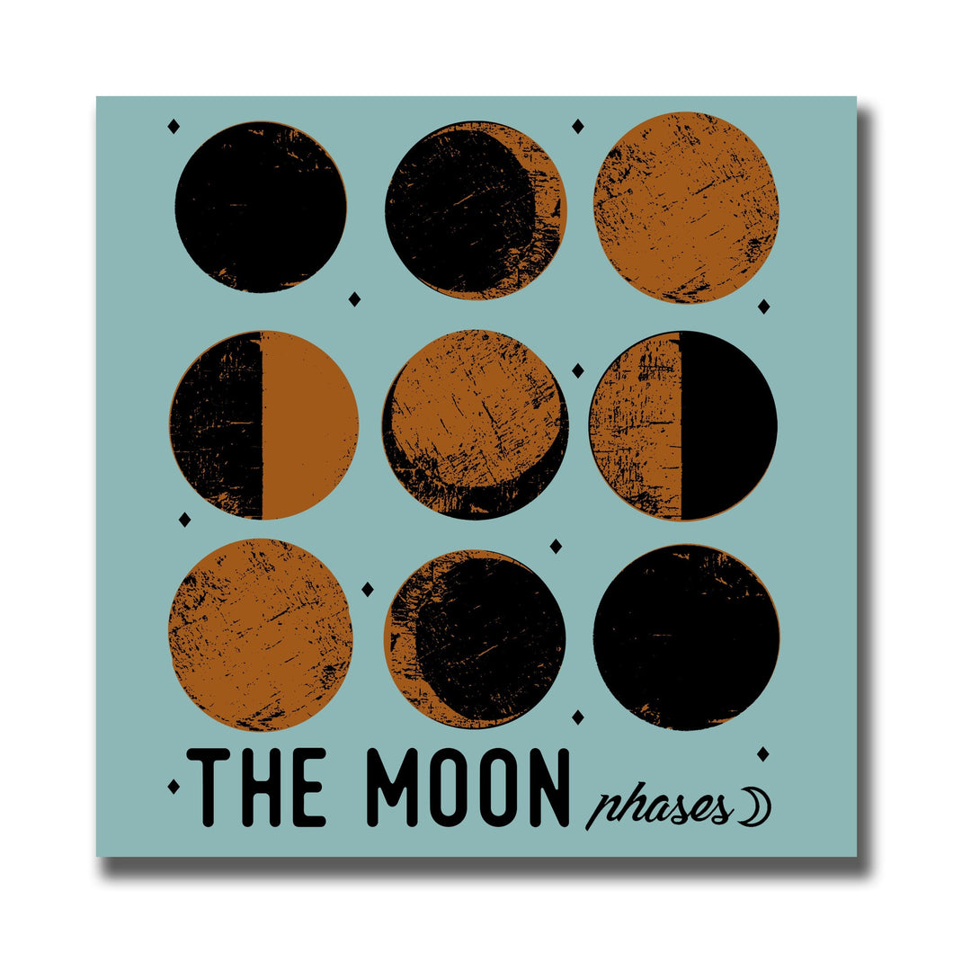 The Moon Phases Canvas Print