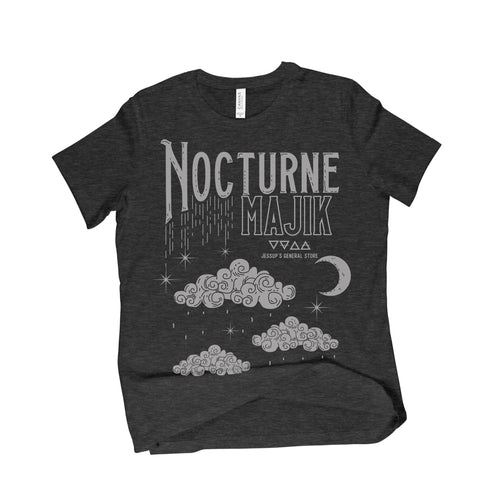 Nocturne Majik (Night Magic) Ladies Relaxed Fit T-shirt MED & XL left