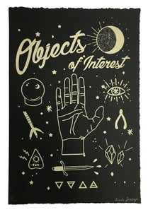 Objects of Interest - Limited edition screen print 12 x 18