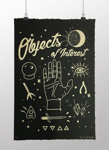 Objects of Interest - Limited edition screen print 12 x 18