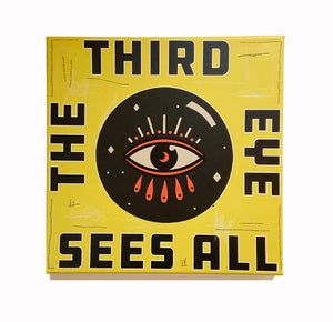 The Third Eye Sees All Digital Print on Canvas
