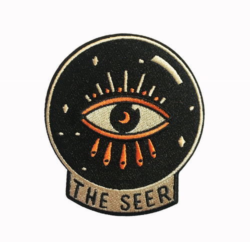 The Seer Crystal Ball Embroidered Patch