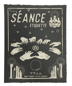 Seance Etiquette - limited edition screen print 15 x 19 | Jessups General Store