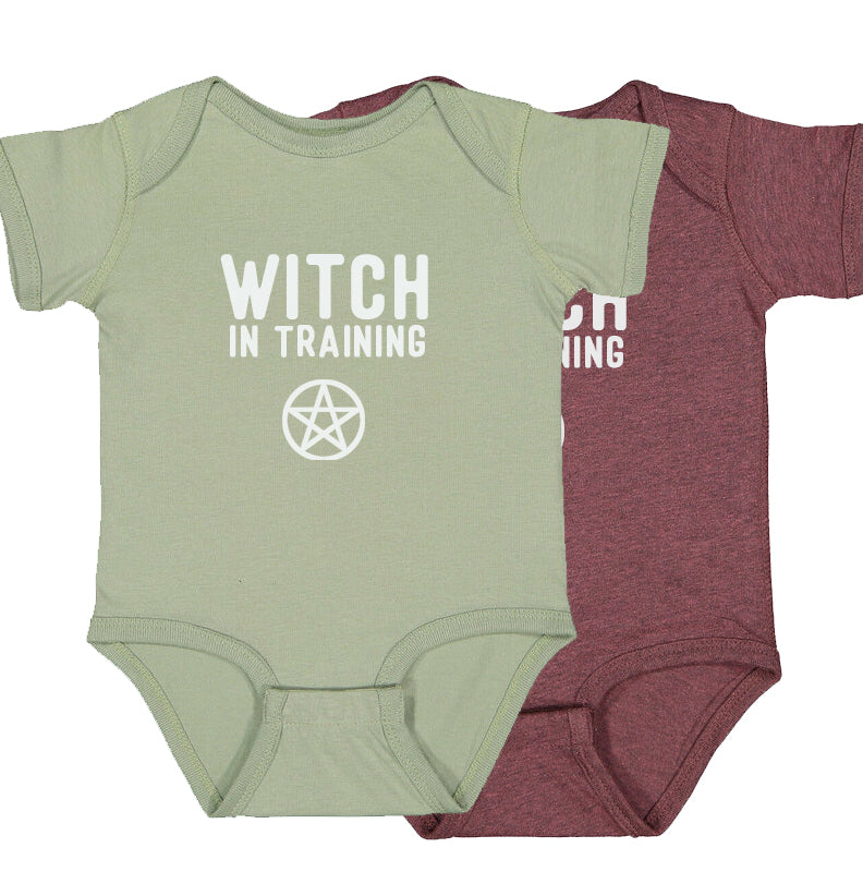 Witch in Training Infant Onesie